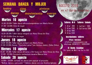 Cartel Semana danza y mujer 4